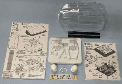 TAMIYA TB01 LANCER EVO WRC COCKPIT & CLEAR UPPER COVER