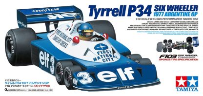 1/10 RC TYRRELL P34 SIX WHEELER F103 1977 Argentine Gp